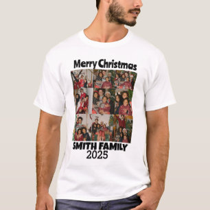 T-shirt Personnalisé L'Un Des Collages Photo D'Une Famille