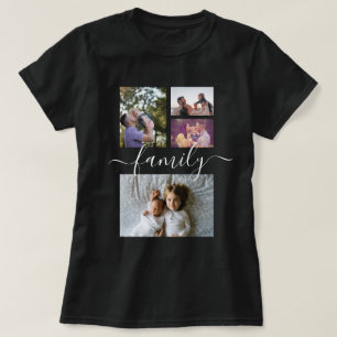 T-shirt Personnalisé L'Un Des Collages Photo D'Une Famille