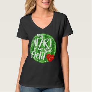 T-shirt Personnalisé MA POitrine EST SUR CE TERRAIN Maman