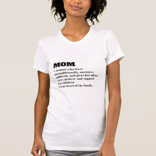 T-shirt Personnalisé Maman Définition Pour la Fête des Mèr