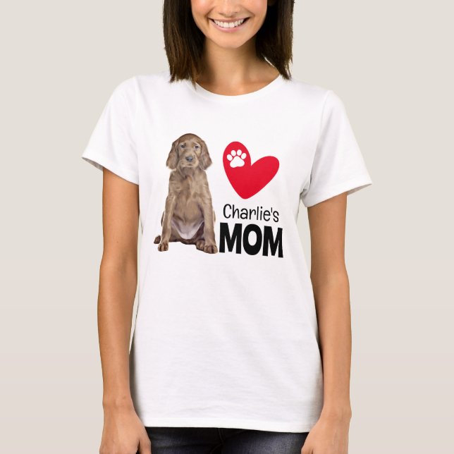 T-Shirt Personnalisé Maman Setter Irlandais (Devant)