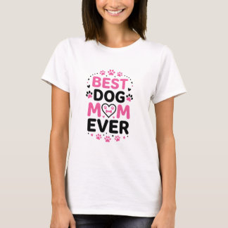 T-shirt personnalisé Meilleure Maman de Chien - Su