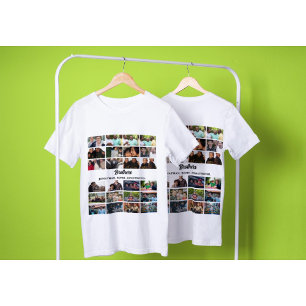 T-shirt Personnalisé Meilleurs Amis Forever Brothers Photo