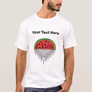 T-shirt personnalisé Melon d'eau & Palestine