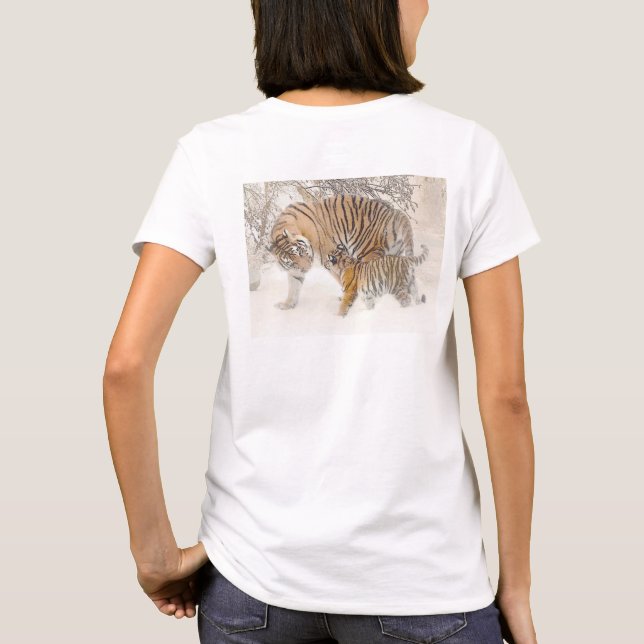 T-shirt Personnalisé Modèle moderne élégant Tigres tendanc (Dos)