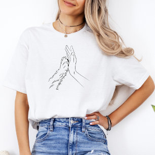 T-shirt Personnalisé Moderne Chien Maman Femme Maillot T-S