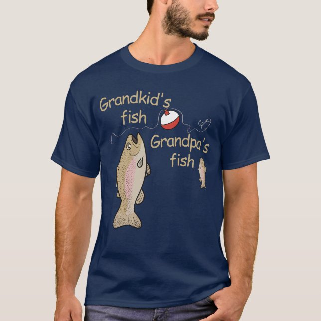 T-shirt Personnalisé Mon Poisson, Grandpas Poisson (Devant)