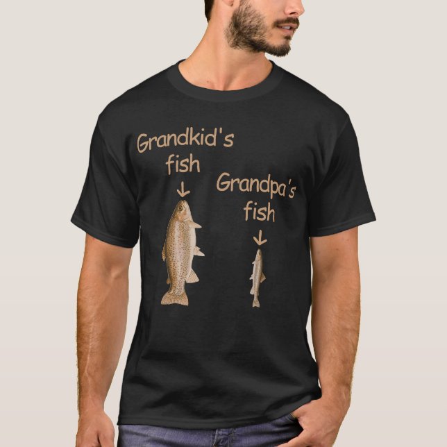 T-shirt Personnalisé Mon Poisson, Grandpas Poisson (Devant)