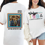 T-shirt Personnalisé N'Importe Quel Âge Vintage Photo Anni<br><div class="desc">Célébrez votre journée spéciale dans un style intemporel avec notre T-Shirt Cool personnalisé N'importe quel âge Vintage photo Anniversaire ! Que vous fassiez la commémoration d'un événement marquant comme un 70ème, un 80ème ou un 90ème anniversaire, ou embrasser l'excitation d'avoir 21, 30, 40, 50 ou 60 ans, notre chemise ajoute...</div>