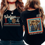 T-shirt Personnalisé N'Importe Quel Âge Vintage Photo Pers<br><div class="desc">Voici notre T-shirt Personnalisé Any Age Vintage Photo personnalisée, où la nostalgie classique rencontre le style personnalisé ! Faites un retour dans le temps avec ce tee d'inspiration vintage, parfait pour toute célébration d'anniversaire marquant. Qu'il s'agisse d'un panier de 70ème, 80ème ou 90ème anniversaire, ou d'une étape comme les 21ème,...</div>