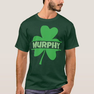T-shirt Personnalisé, Nom personnalisé, Shamrock vert