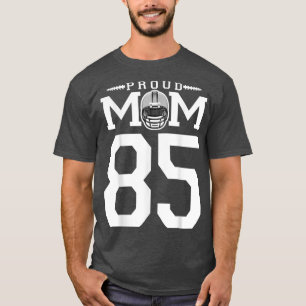 T-shirt Personnalisé Numéro 85 Fier Football Maman Personn