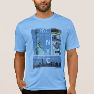T-shirt Personnalisé Nyc New York City Manhattan Liberty S