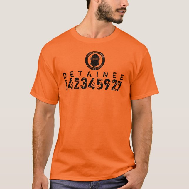T-shirt personnalisé par détenu de GITMO (Devant)