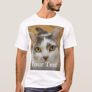 T Shirts Photo Chat Originaux Personnalisables Zazzle Fr