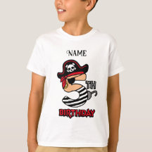 T-shirt personnalisé Pirate 5e anniversaire
