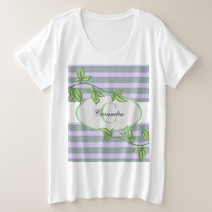 T-shirt Personnalisé Plus Size Green Thatch