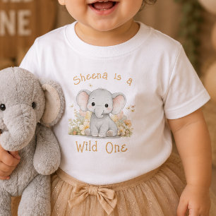 T-shirt personnalisé pour bébé fille 1er anniversa