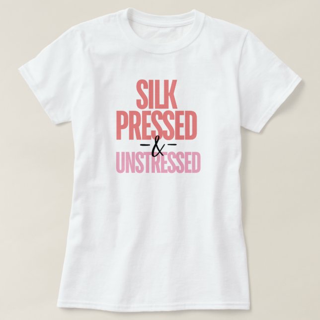 T-shirt personnalisé pour cheveux noirs appréciant (Design devant)