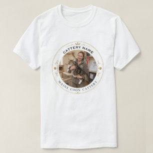 T-Shirt personnalisé pour élevage de Maine Coon av