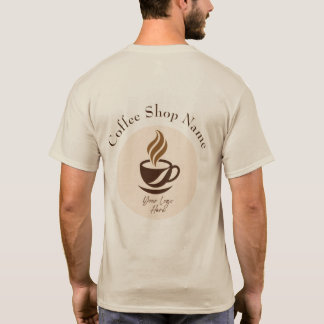 T-shirt personnalisé pour employé de café – Person