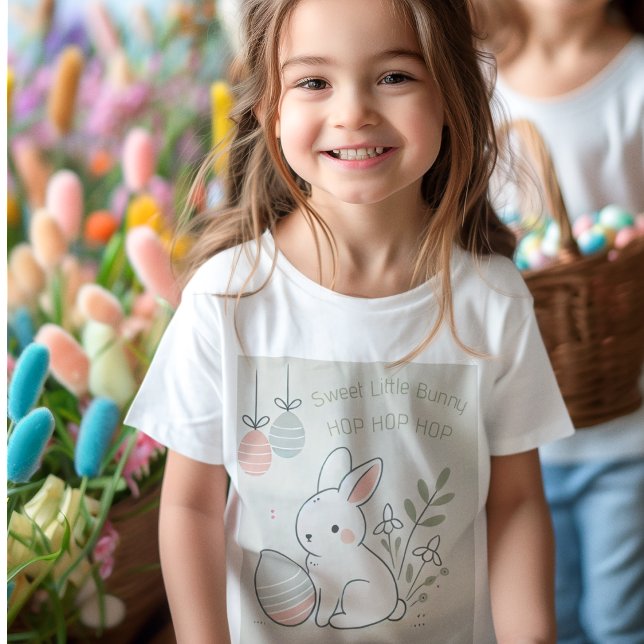 T-Shirt personnalisé pour enfants lapin de Pâques (Créateur téléchargé)
