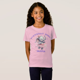 T-Shirt personnalisé pour fille d'anniversaire élé