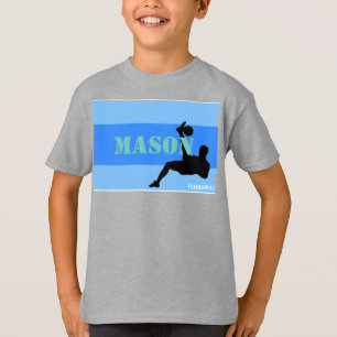 T-Shirt Personnalisé pour Garçon Thème Football HA