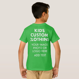 T-shirt personnalisé pour GARÇON - VERT TRÈFLE