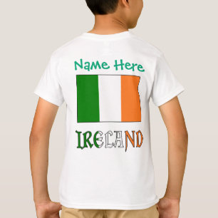 T-shirt personnalisé pour garçons avec drapeau de 