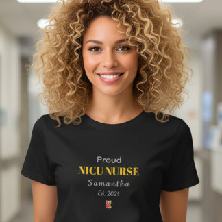 T-shirt personnalisé pour infirmière en néonatalog