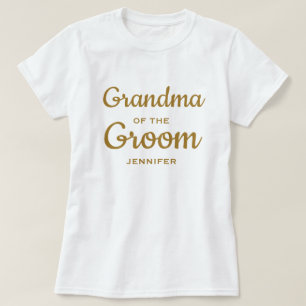T-Shirt personnalisé pour la grand-mère du marié