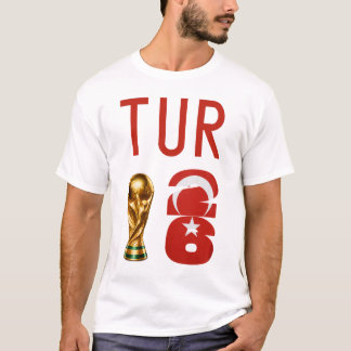 T-shirt personnalisé pour la Turquie Coupe du Mond