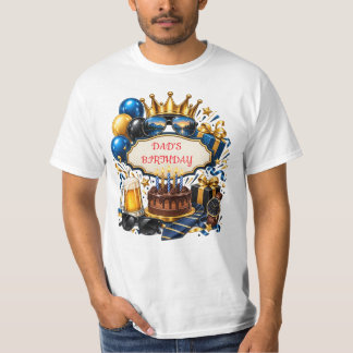 T-Shirt Personnalisé pour l'Anniversaire de Papa