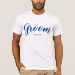 T-Shirt Personnalisé pour le Marié<br><div class="desc">Fait un excellent cadeau pour le marié</div>