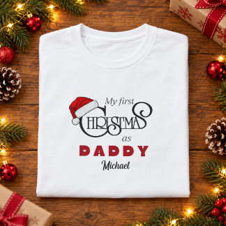 T-shirt personnalisé pour le premier Noël en tant