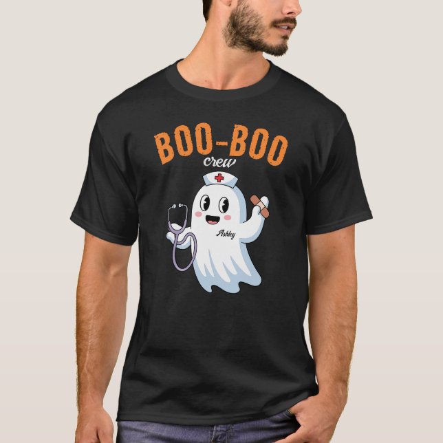 T-Shirt personnalisé pour l'équipage Boo-Boo (Devant)