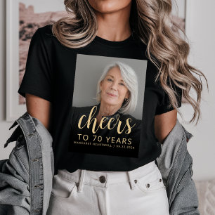 T-shirt personnalisé pour les 70 ans