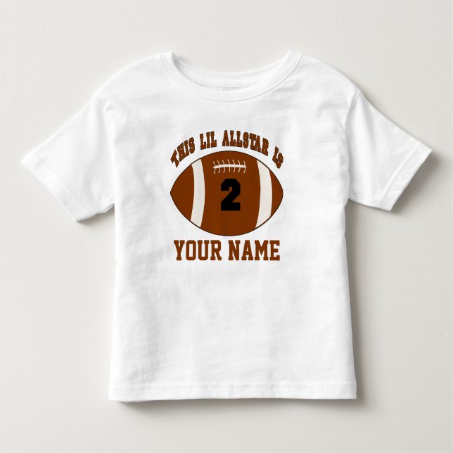 T-shirt personnalisé pour les garçons de football  (Devant)