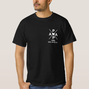 T-shirt personnalisé pour papa avec les enfants