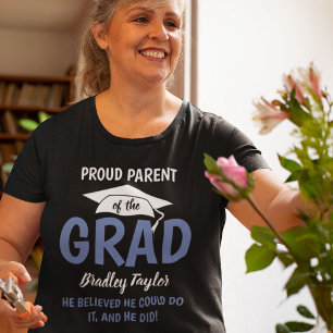 T-shirt personnalisé pour parent fier de la promot