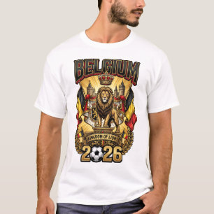 T-shirt personnalisé pour supporter de football be