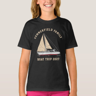 T-shirt personnalisé pour une sortie en bateau en