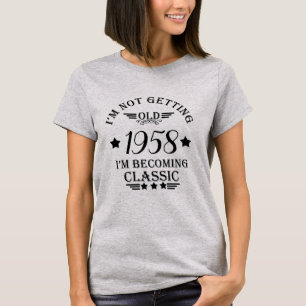T-shirt Personnalisé soixante-cinq vintage 65e anniversair