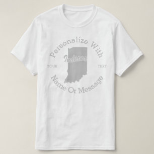 T-shirt PERSONNALISÉ State Of Indiana