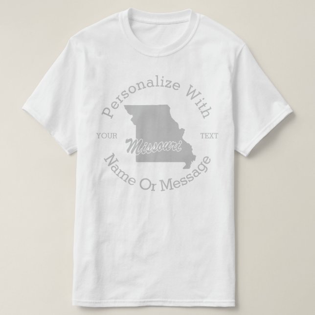 T-shirt PERSONNALISÉ State Of Missouri (Design devant)