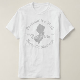 T-shirt PERSONNALISÉ State Of New Jersey