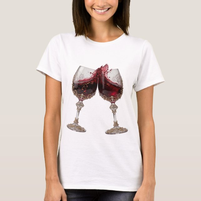T-shirt personnalisé Statement Silver CHEERS (Devant)