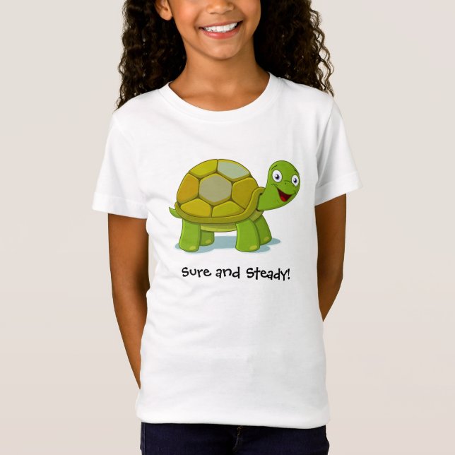 T-shirt personnalisé "Sure and Steady" (Devant)