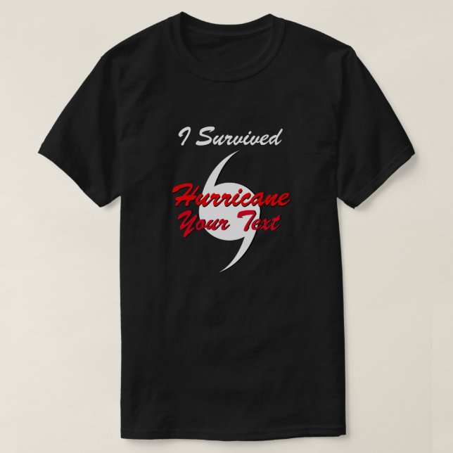 T-shirt personnalisé Survivor Hurricane (Design devant)
